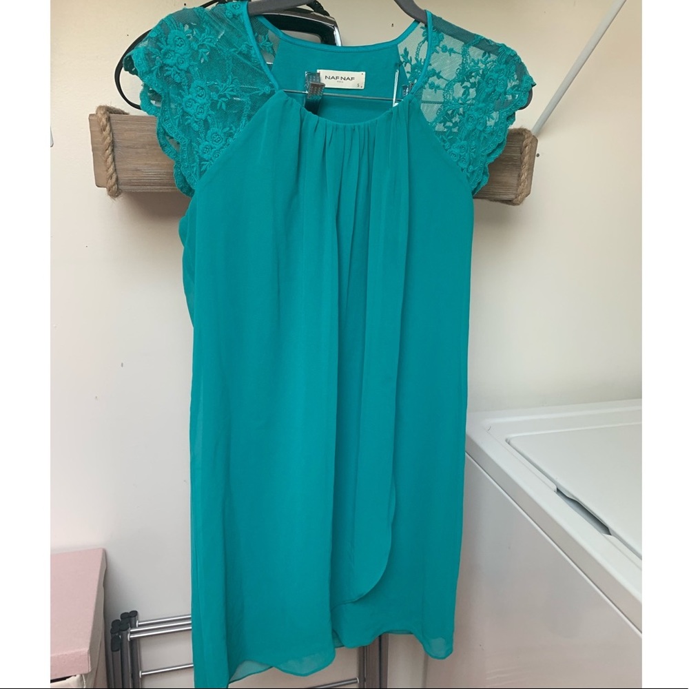 NAF NAF PARIS Green Dress